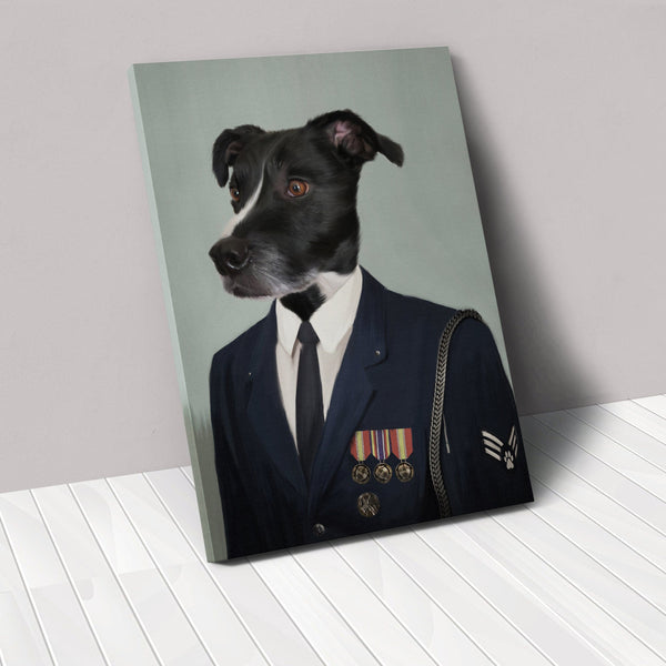 The Male Air Officer - Custom Pet Canvas