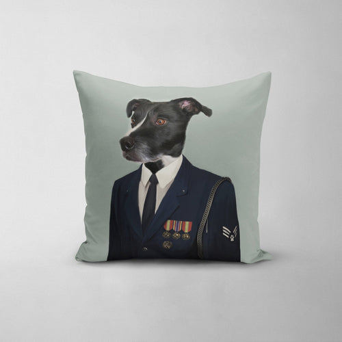 Crown and Paw - Throw Pillow The Male Air Officer - Custom Throw Pillow