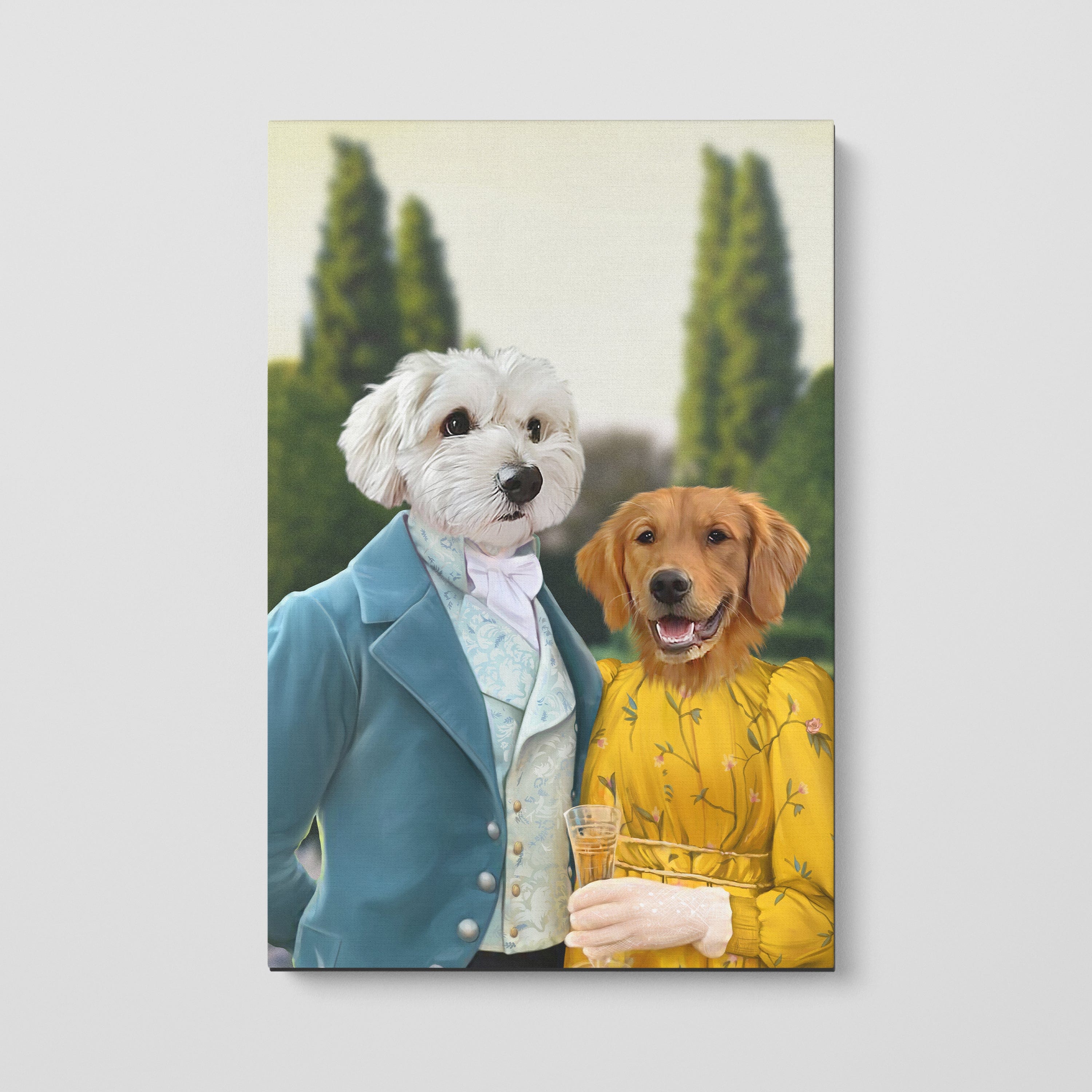 Crown and Paw - Canvas Colin and Marina - Custom Pet Canvas