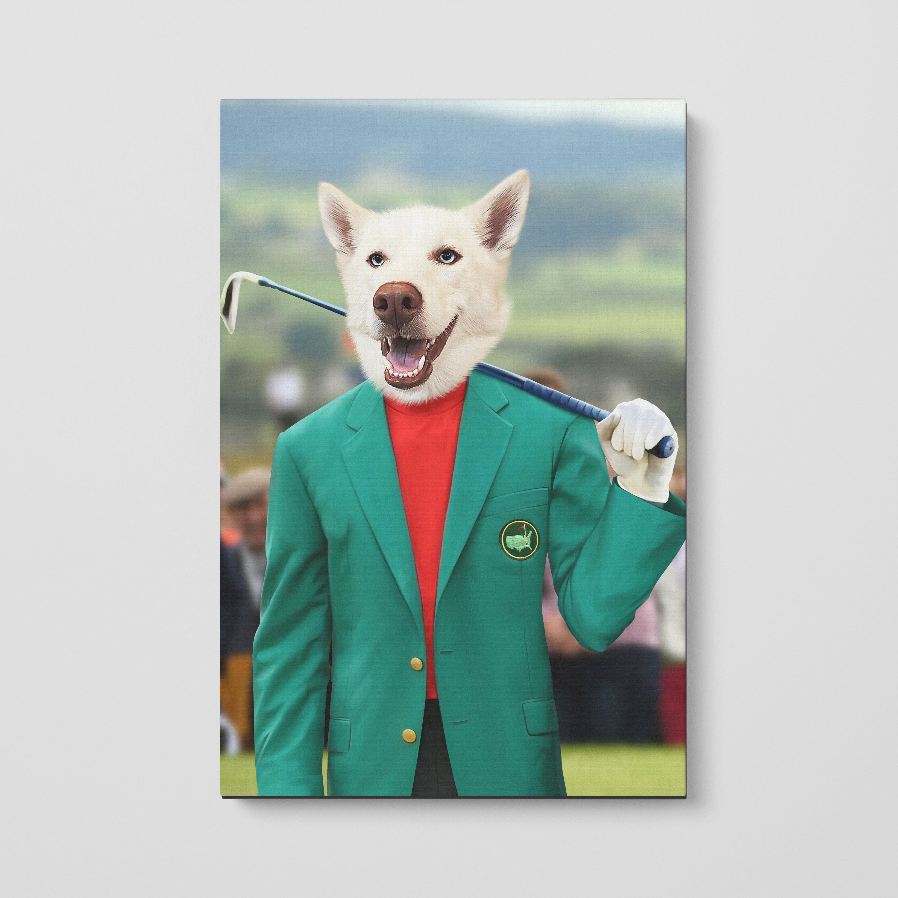 Crown and Paw - Canvas The Master - Custom Pet Canvas