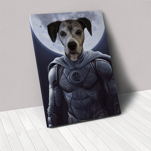 Crown and Paw - Canvas The Moon Hero - Custom Pet Canvas