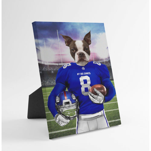 Crown and Paw - Standing Canvas NY Big Dawgs - Custom Standing Canvas