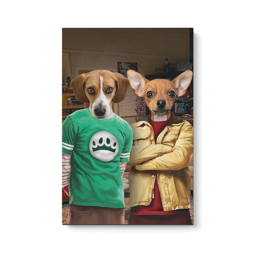 Crown and Paw - Canvas Nerd Best Friends - Custom Pet Canvas