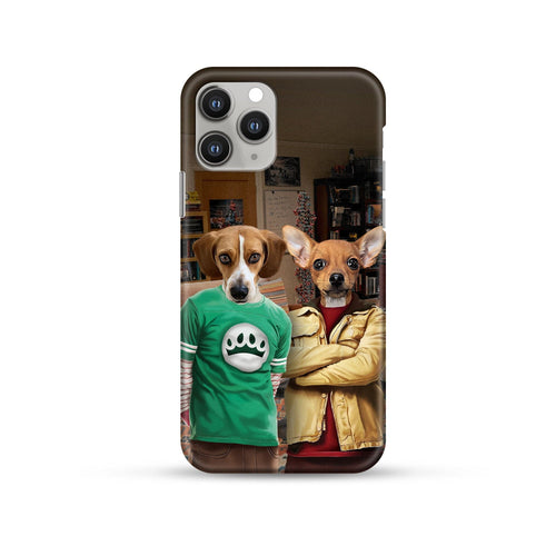 Crown and Paw - Phone Case Nerd Best Friends - Custom Pet Phone Case