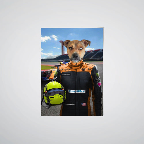 Crown and Paw - Poster The Orange Driver - Custom Pet Poster