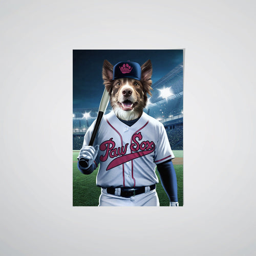 Crown and Paw - Poster Boston Paw Sox - Custom Pet Poster