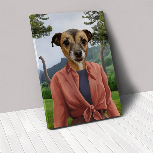 Crown and Paw - Canvas The Pawleobotanist - Custom Pet Canvas