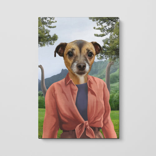 Crown and Paw - Canvas The Pawleobotanist - Custom Pet Canvas