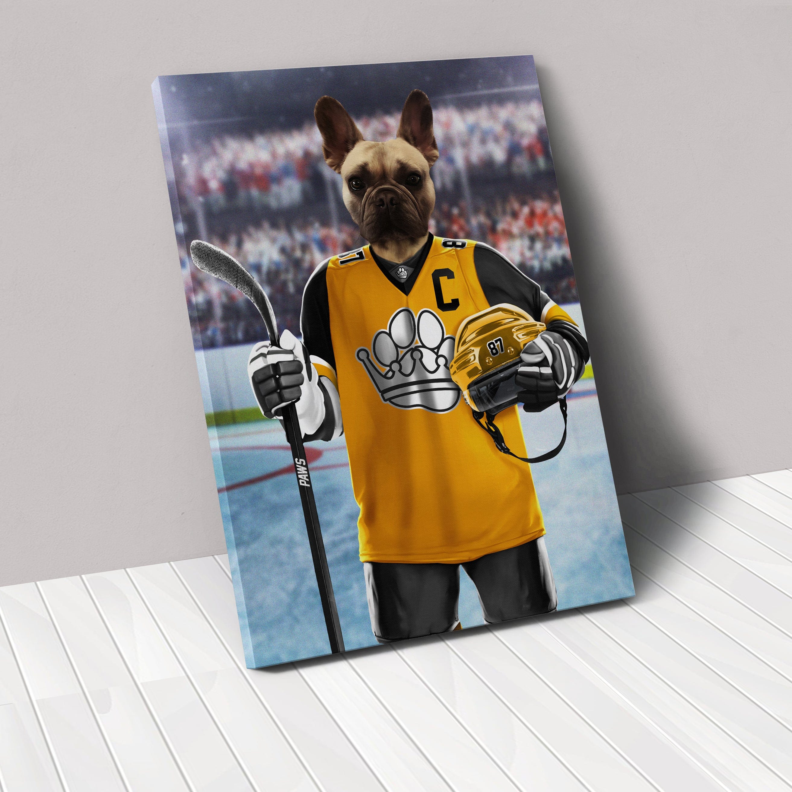 Crown and Paw - Canvas The Paws - Custom Pet Canvas