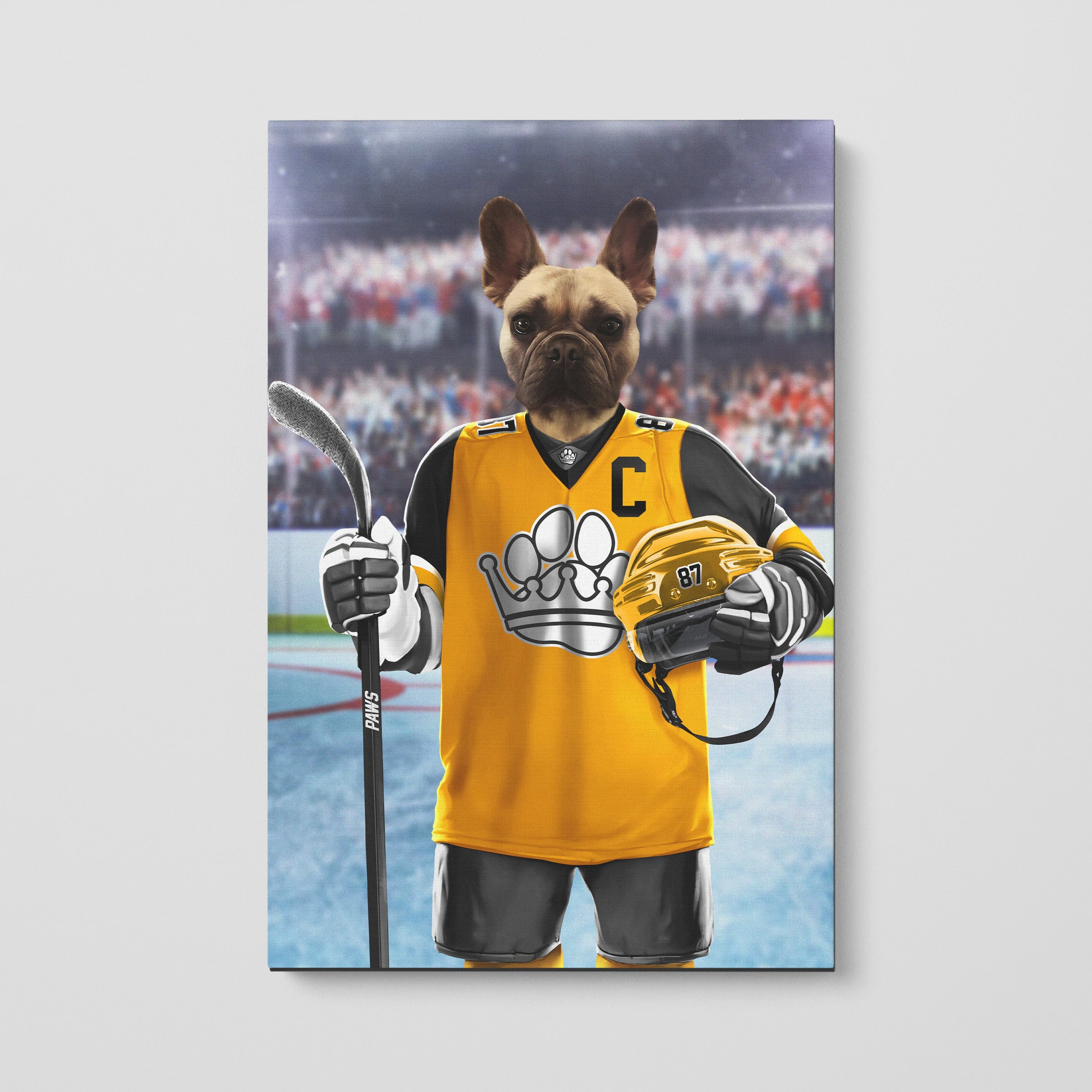 Crown and Paw - Canvas The Paws - Custom Pet Canvas