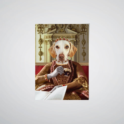 Crown and Paw - Poster Queen Charlotte - Custom Pet Poster