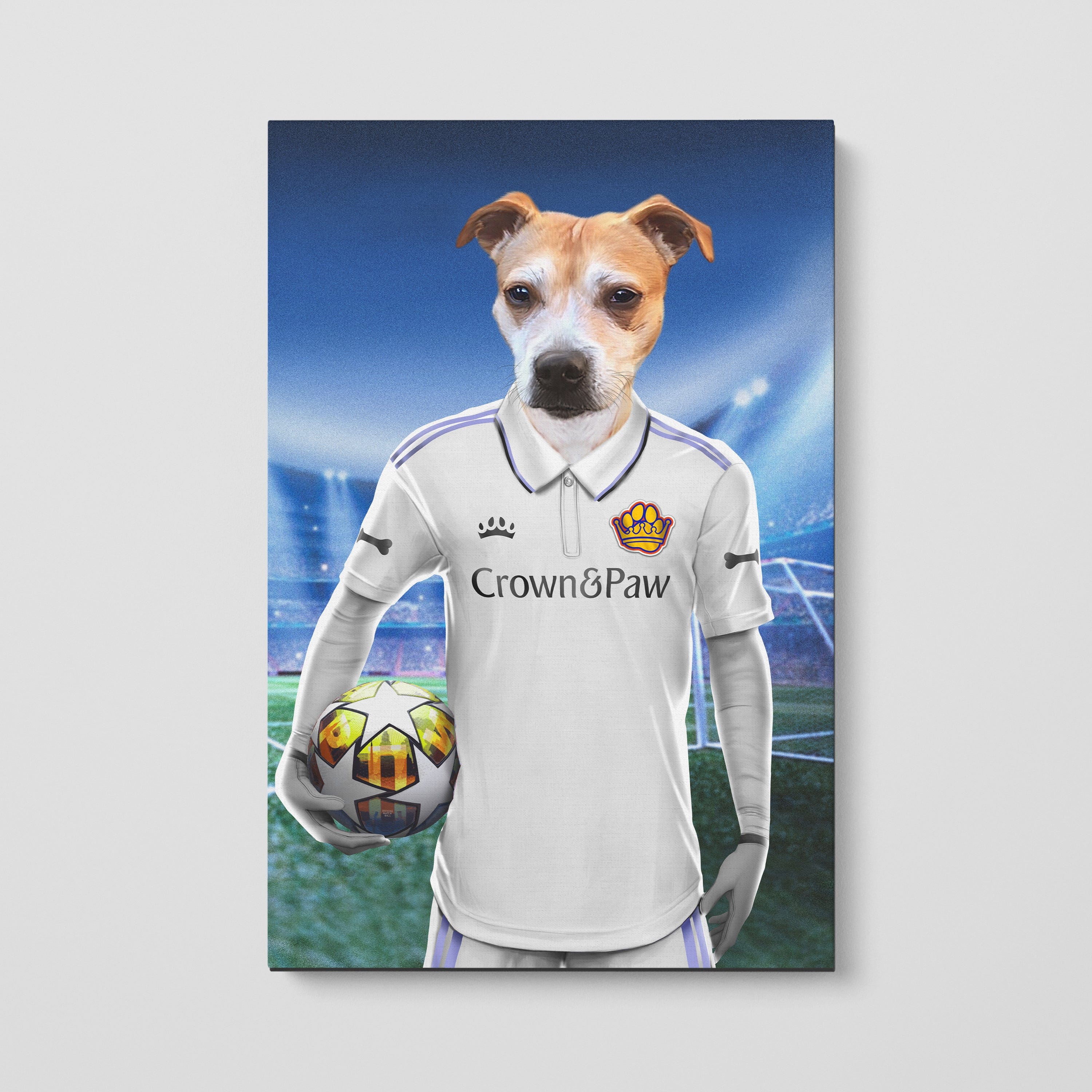 Crown and Paw - Canvas Real Pawdrid - Custom Pet Canvas