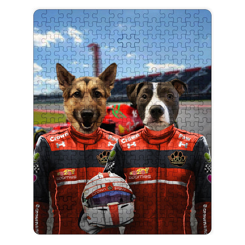 Crown and Paw - Puzzle The Red Drivers - Custom Puzzle 11" x 14"