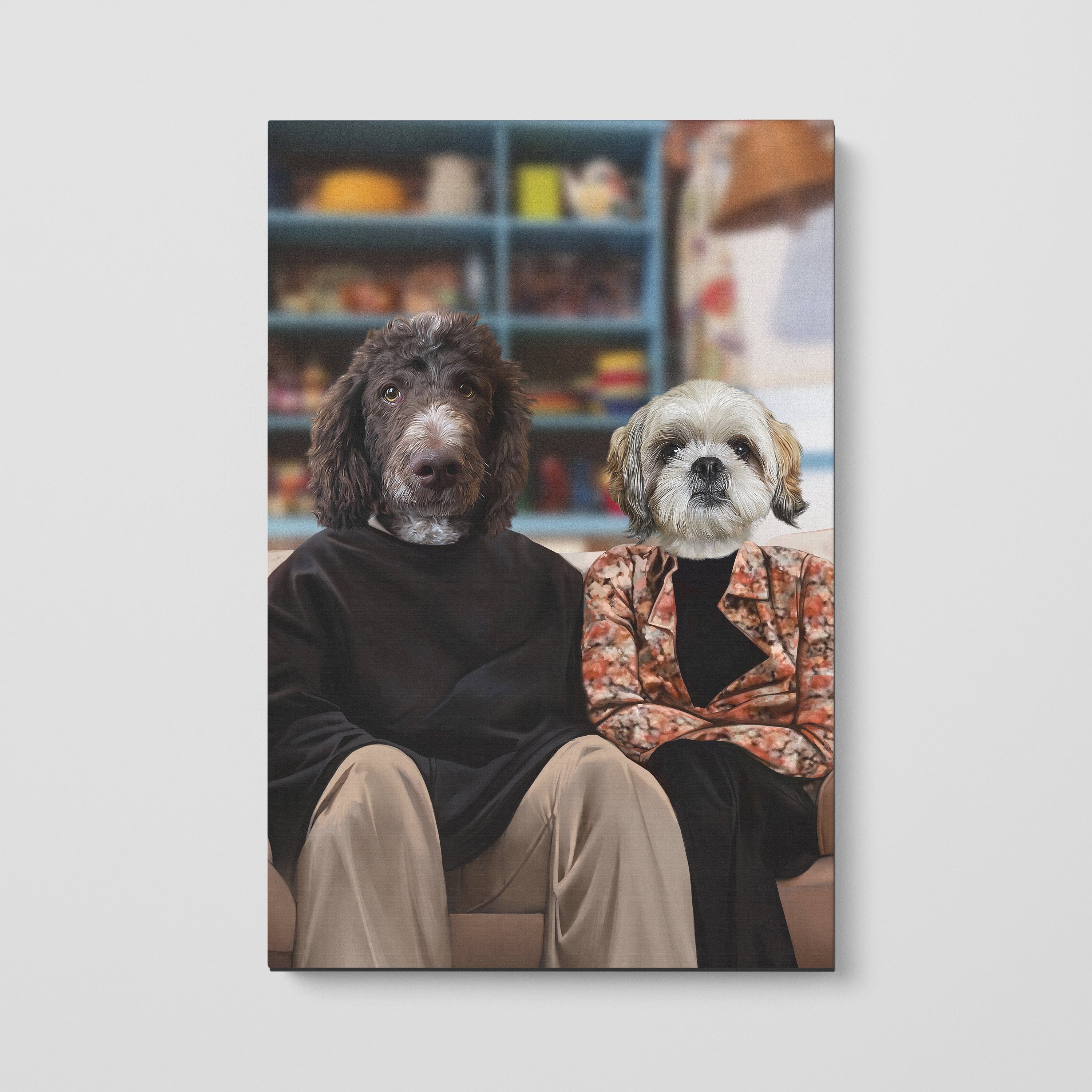 Crown and Paw - Canvas The Gellers - Custom Pet Canvas