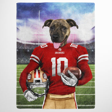 The Pawty Niners - Custom Pet Blanket