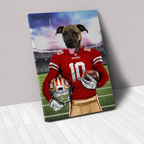 Crown and Paw - Canvas The Pawty Niners - Custom Pet Canvas