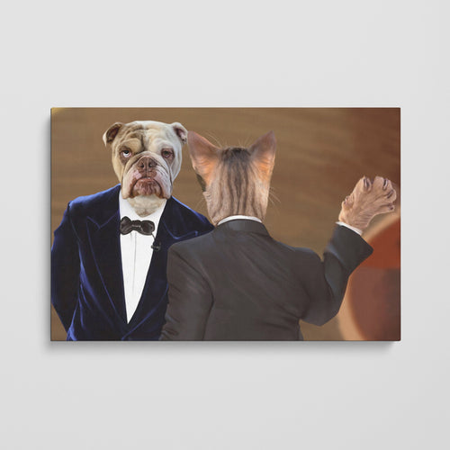 Crown and Paw - Canvas The Slap - Custom Pet Canvas