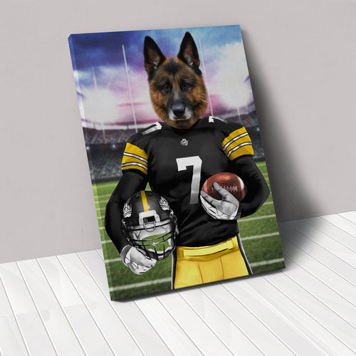 Crown and Paw - Canvas The Snack Steelers - Custom Pet Canvas