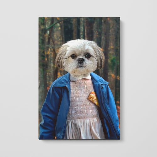 Crown and Paw - Canvas The Strange Girl - Custom Pet Canvas 8" x 10" / The Woods