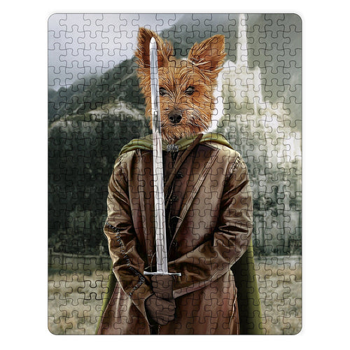 Crown and Paw - Puzzle The Swordsman - Custom Puzzle 11" x 14" / Background 1