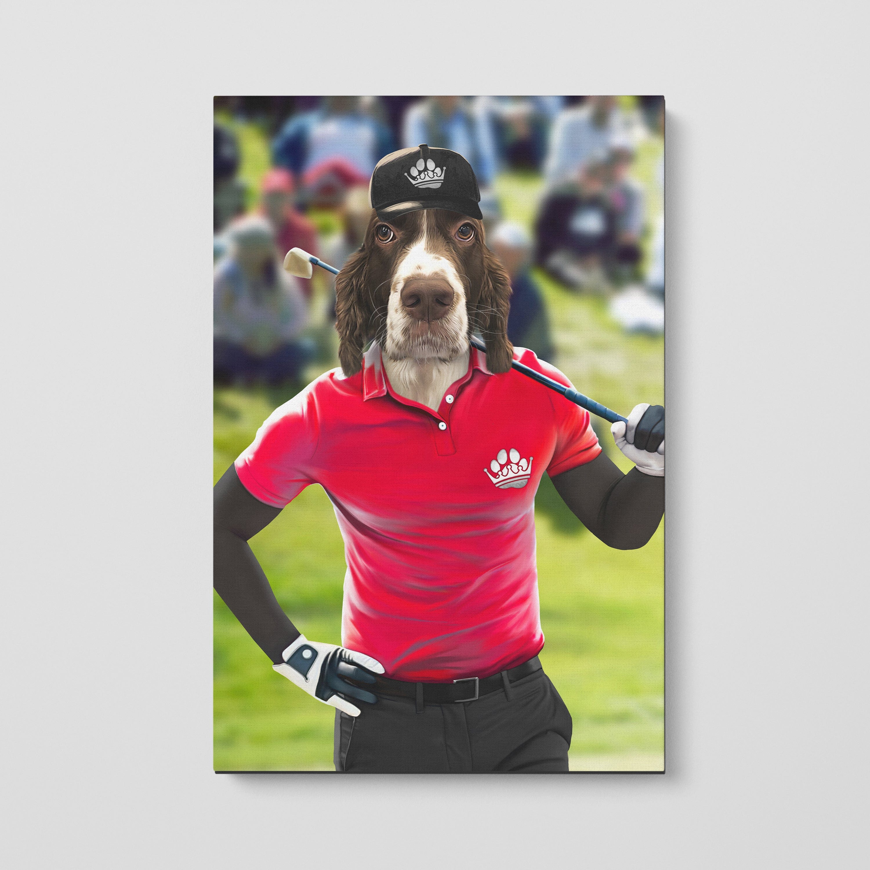 Crown and Paw - Canvas The Tiger - Custom Pet Canvas