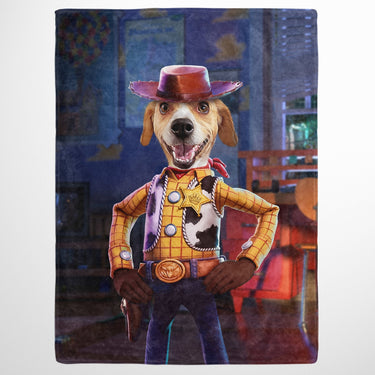The Toy Cowboy - Custom Pet Blanket