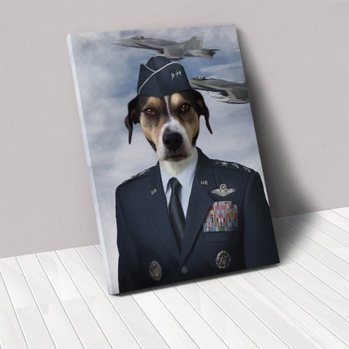 Crown and Paw - Canvas The Male Air Force - Custom Pet Canvas