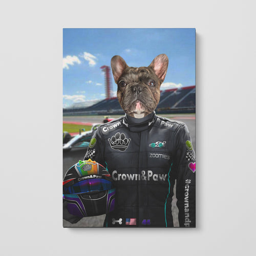 Crown and Paw - Canvas The Veteran Driver - Custom Pet Canvas