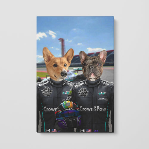 Crown and Paw - Canvas The Veteran Drivers - Custom Pet Canvas