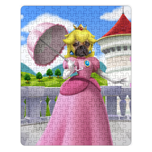 Crown and Paw - Puzzle Video Game Princess - Custom Puzzle 11" x 14"