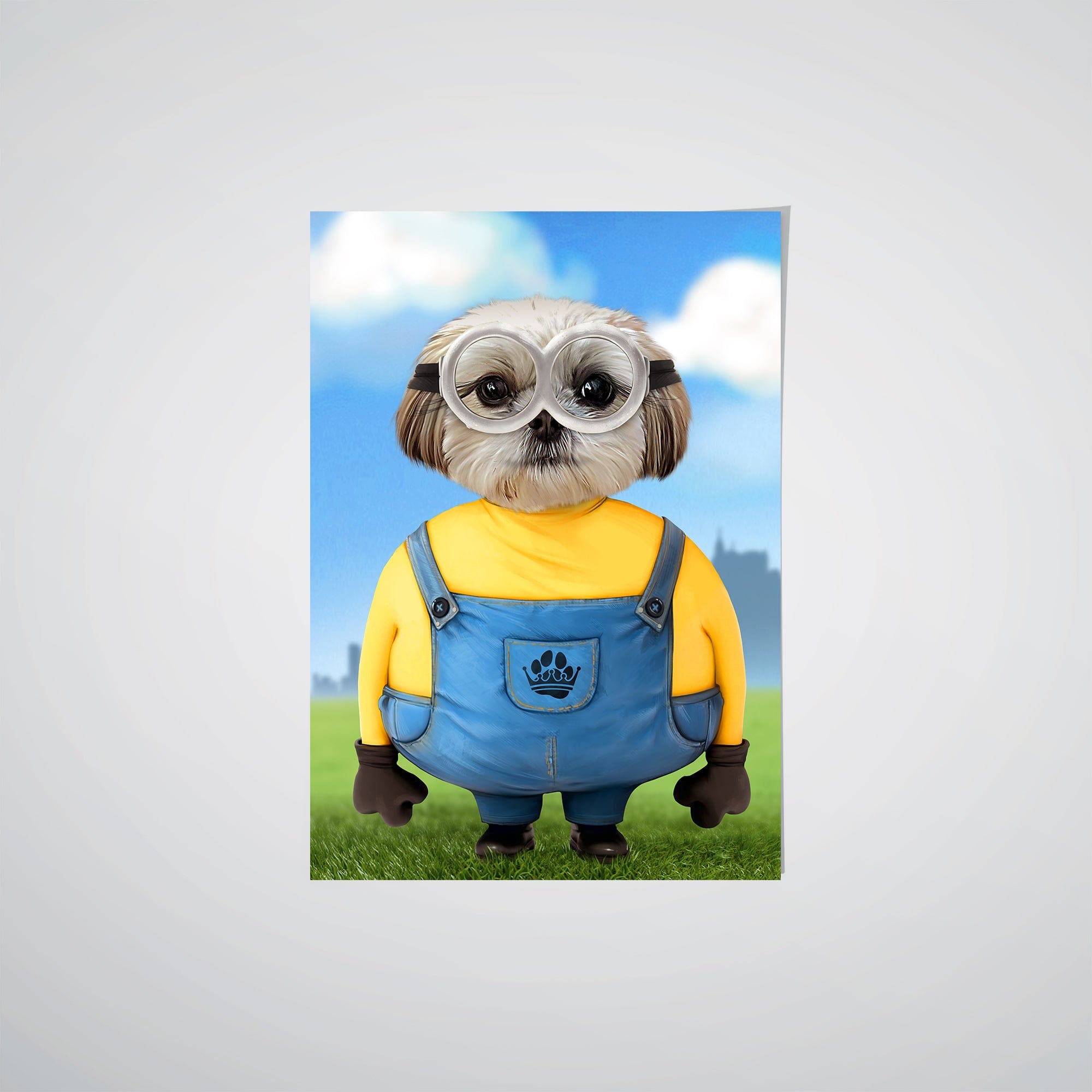 Crown and Paw - Poster The Yellow Creature - Custom Pet Poster