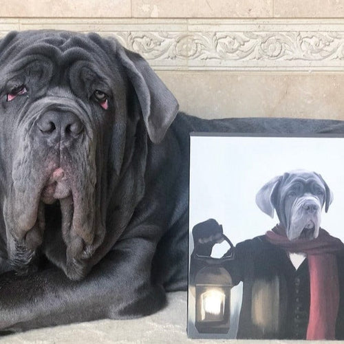 Crown and Paw - Canvas The Pauper - Custom Pet Canvas