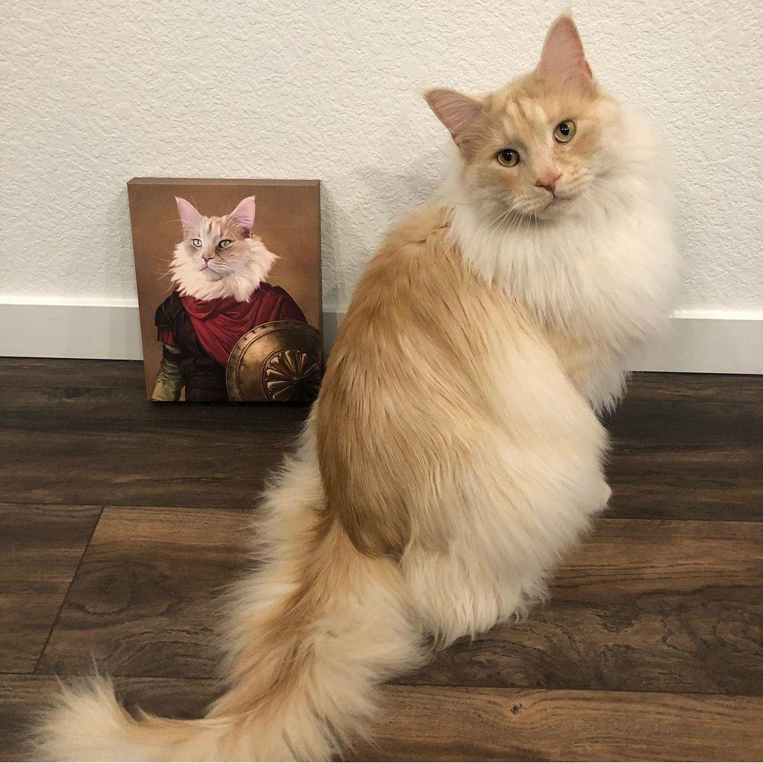 Crown and Paw - Canvas The Gladiator - Custom Pet Canvas