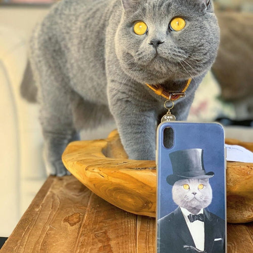 Crown and Paw - Phone Case The Gentleman - Custom Pet Phone Case