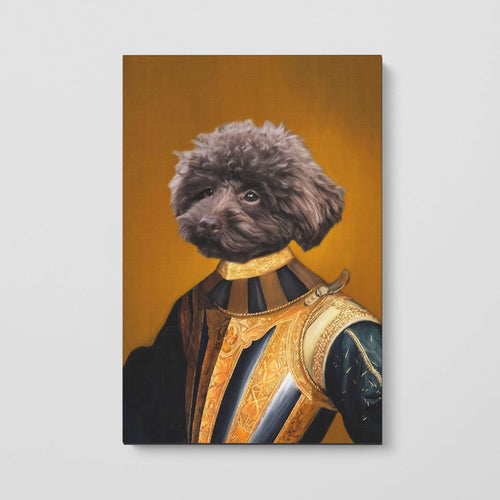 Crown and Paw - Canvas The Knight - Custom Pet Canvas