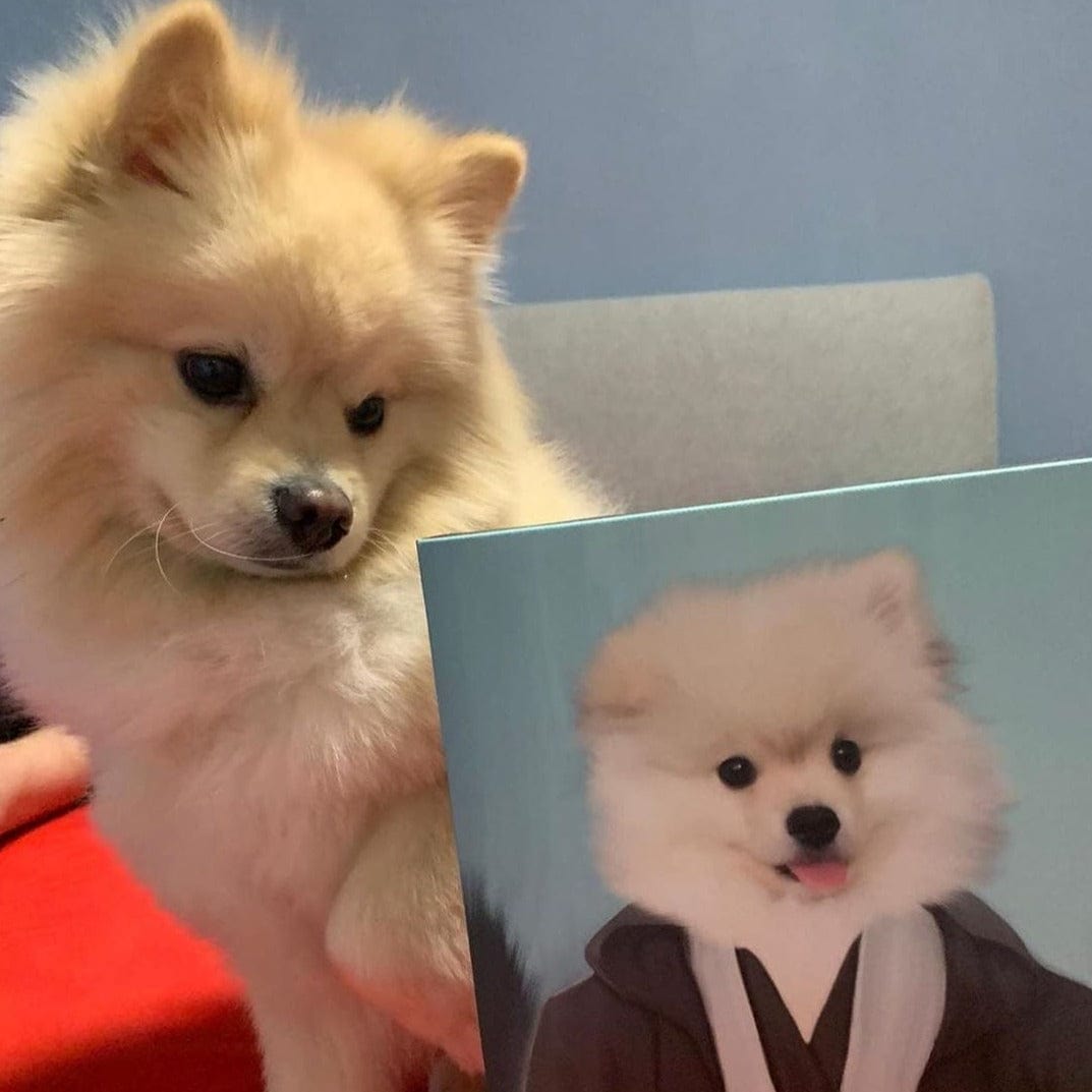 Crown and Paw - Canvas The Light Side - Custom Pet Canvas