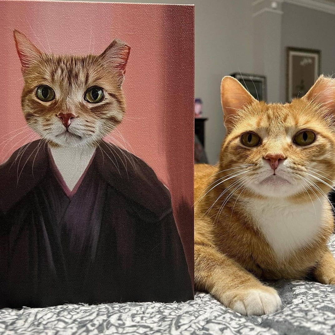 Crown and Paw - Canvas The Dark Side - Custom Pet Canvas