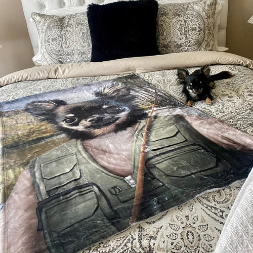 Crown and Paw - Blanket The Fisherman - Custom Pet Blanket